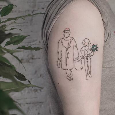 Tatu raznye na pleche