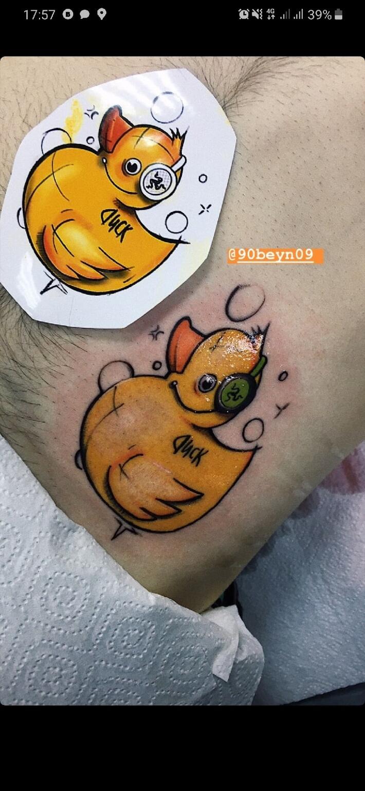 Фото тату Duck 