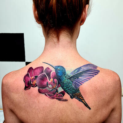 Kolibri i orhideya (cover up)
