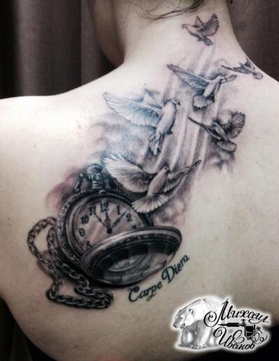 Tatu chasy na spine