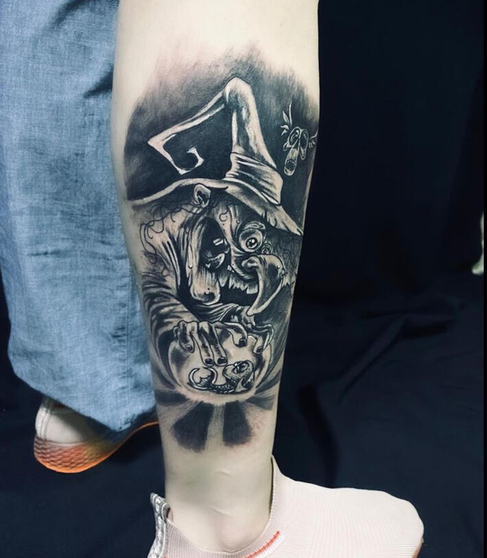 Фото тату Witch 
