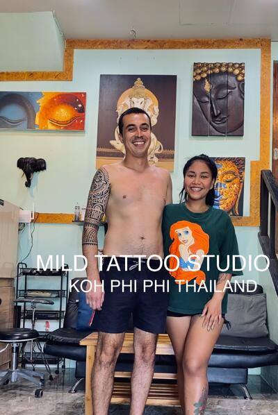 Maori tattoo bamboo tattoo Tha