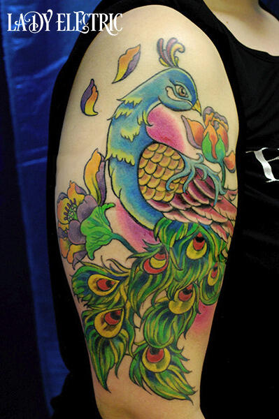 Lady Electric Tattoo Art