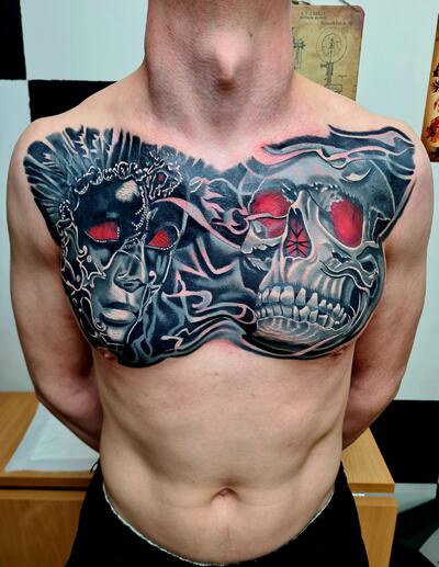 Cherep i devushka (cover up)