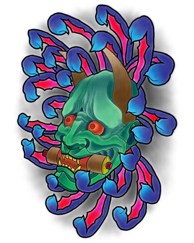Pion i demon (eskiz)