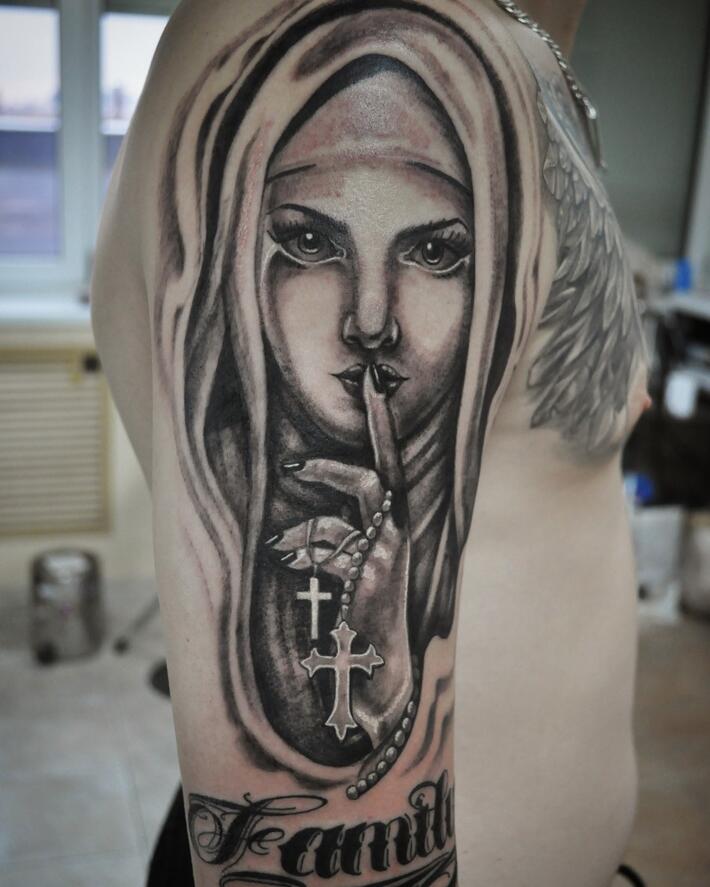 
Просто план немного бэ
#tattooed #tattoominsk #tattoo #tatt #tatts #minsk #idea #poland #warszawa #black #ink #tatuaz #tatoo #crazytattoo #dinamicink #skin #pain #classictattoo #work #demontattoo #art #tattoocollection #demon #blackwork #bodyart #horrorart #scull #nun #cross #святыеугодники #пришитьрукава