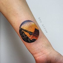 Toe Loop Tattoo 1